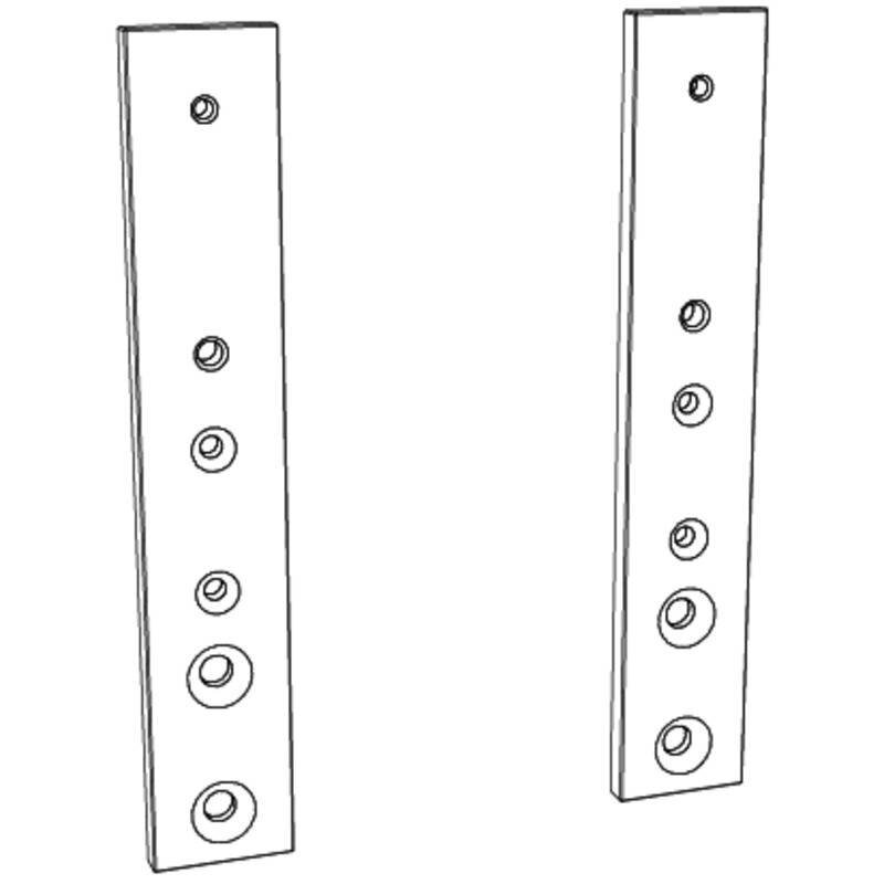 Fixation tête de lit - Head-Plus - set de 2 x 12-Noir - Hasena – Image 2