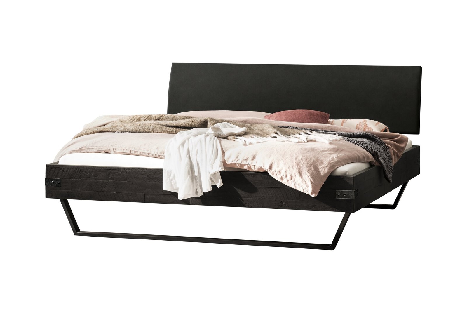 Lit Lecona Hasena 180x200 cm Anthracite / Gris