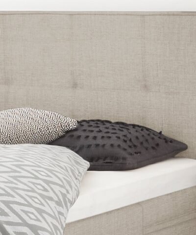 Alternative view of Lit boxspring Boston Hasena 180x200 cm Beige / Gris