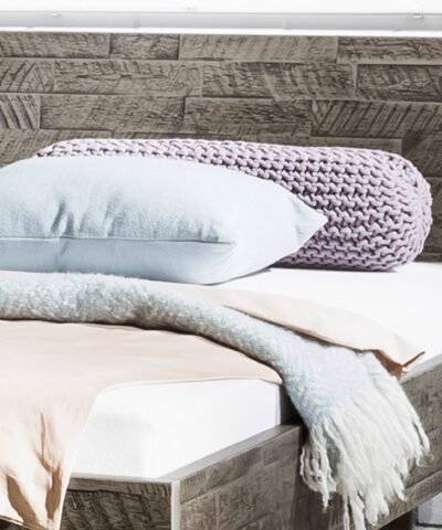 Alternative view of Lit Ezzo Hasena 180x200 cm Anthracite / Gris