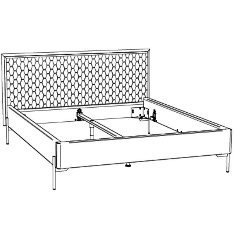 Bett Gloria Hasena 160x200 cm Anthrazit / Grau – Bild 3