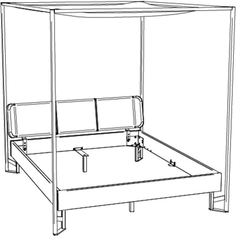 Bett Bogina Hasena 160x200 cm Anthrazit / Grau – Bild 3