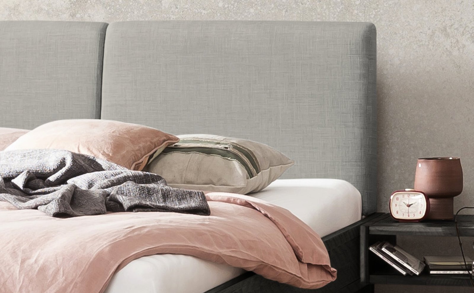 Bett Alino Hasena 160x200 cm Grau – Bild 2