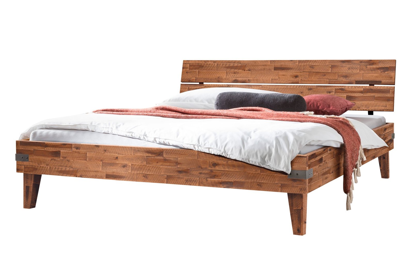 Bett Aloa Hasena 100x200 cm Braun