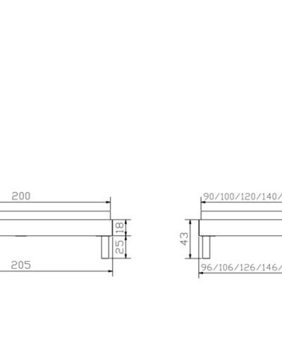 Lit Basico Hasena Noyer massif 100x200 cm Brun – Image 3