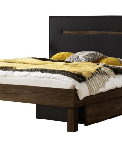 Lit Chiara Hasena Noyer massif 374-Campos cafe 140x200 cm Brun