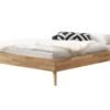 Bett Iseo Hasena Buche, herzen, rot, holz, massiv, 90x200 cm, Braun