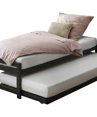 Bett Denkmal Hasena 90x200 cm Anthrazit