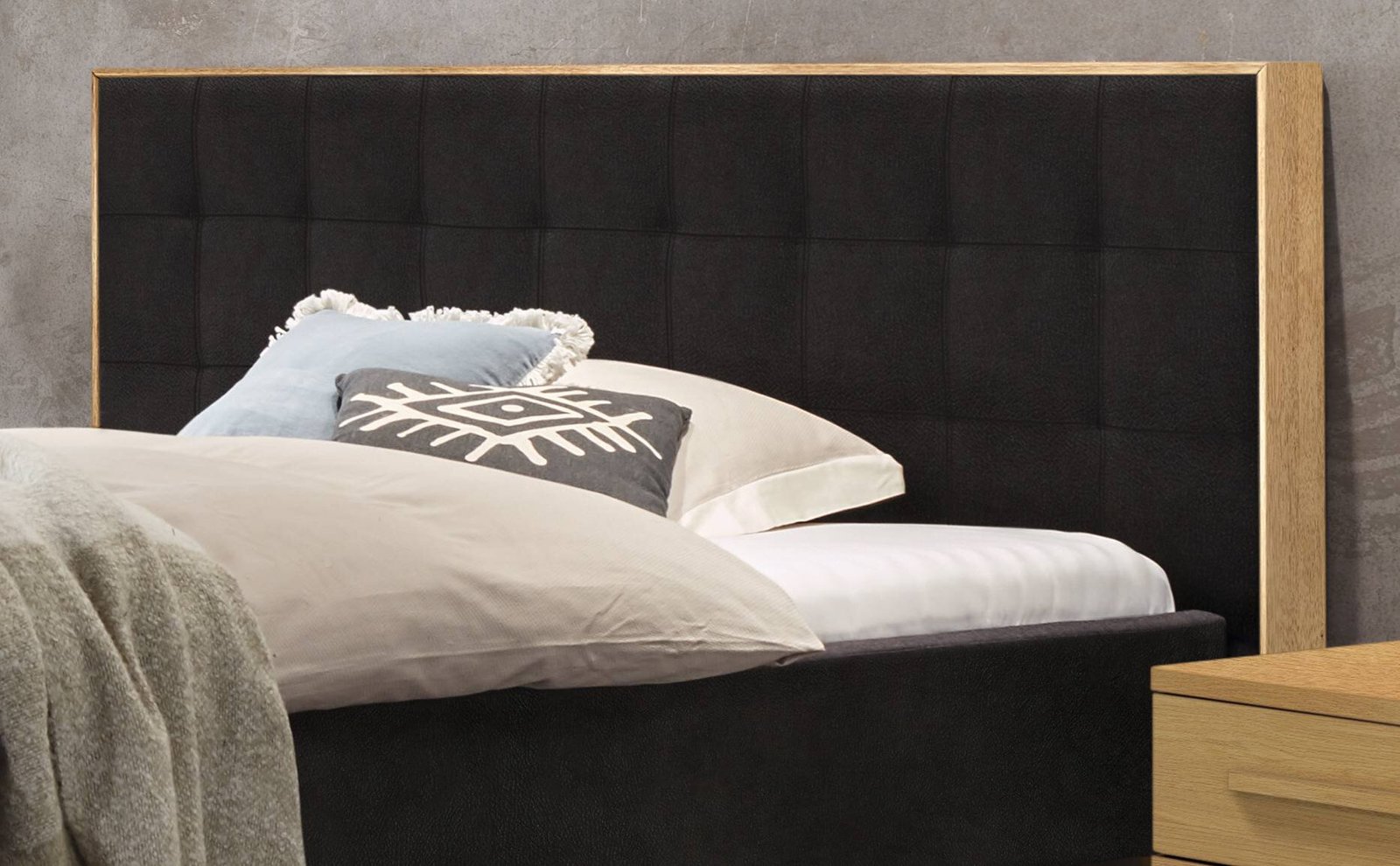 Bett Noah Hasena 160x200 cm Braun – Bild 2