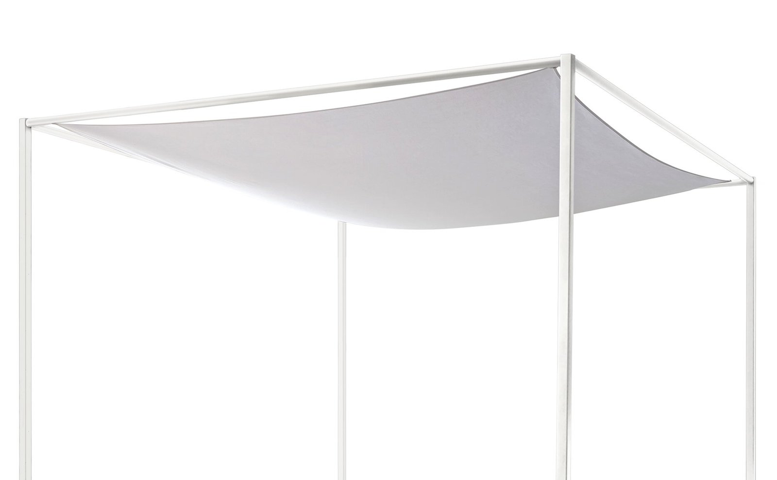 Vorhang für himmelbett baldachin Vela Hasena 180 Weiß