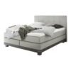 Boxspring bett Boston Hasena 180x200 cm Grau