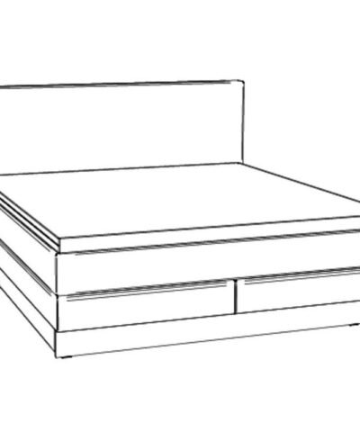Boxspring bett inkl. stauraum Denver Hasena 180x200 cm Anthrazit – Bild 4