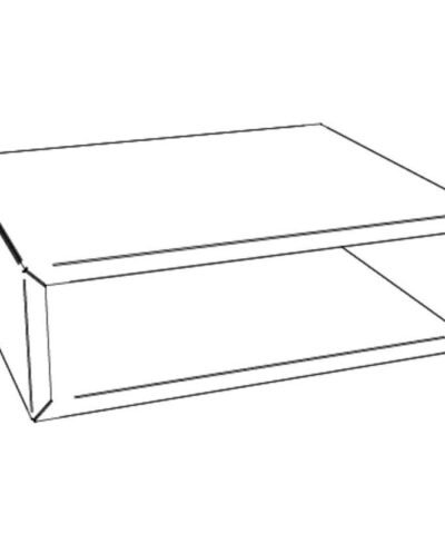 Alternative view of Table de nuit Akai Hasena 82-Noyer, huilé Brun