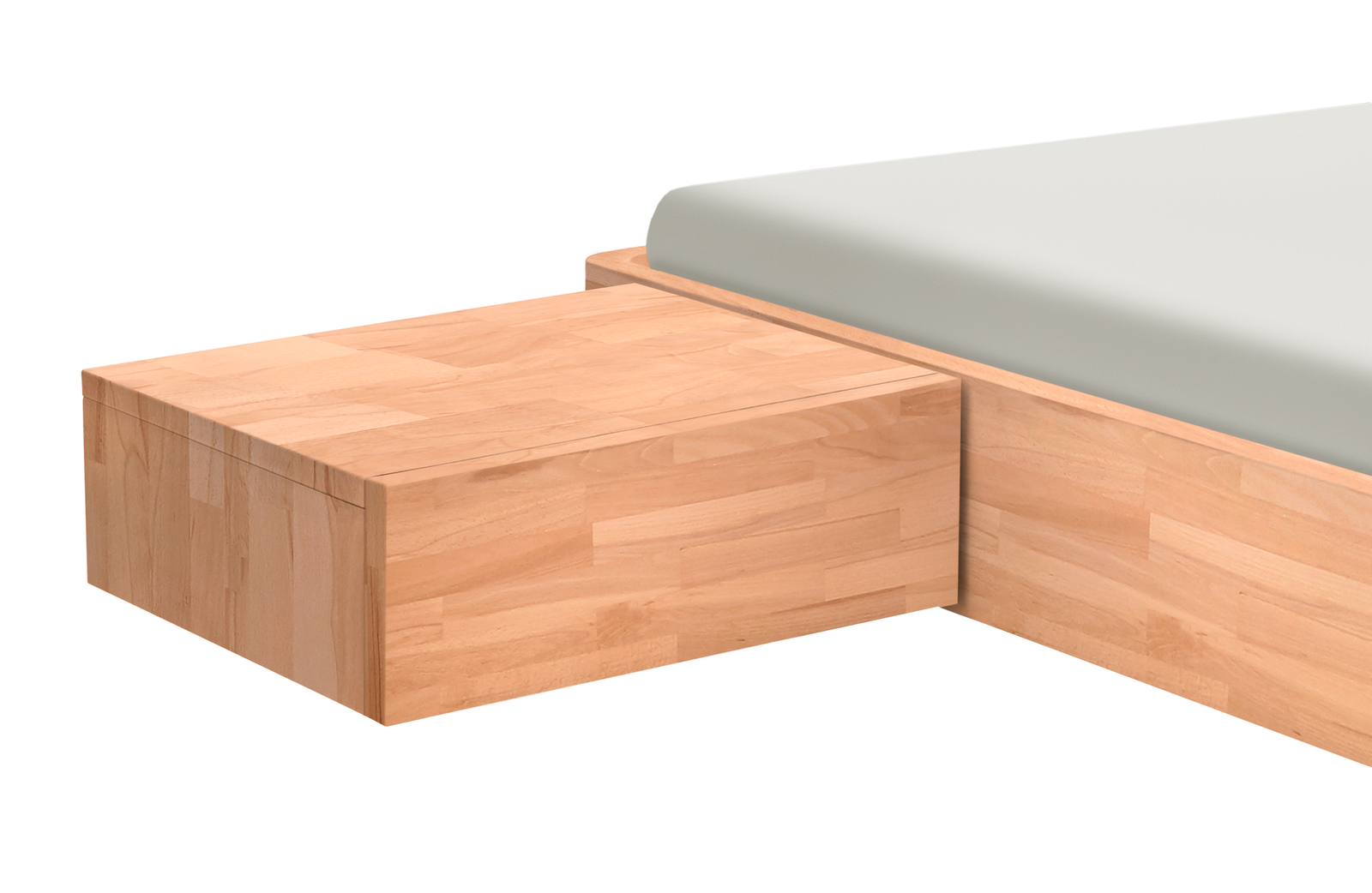 Nachttisch Caja Hasena Weiß