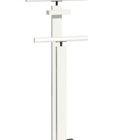 Valet Claudio Hasena 10-Blanc couvrant, laqué Anthracite / Blanc