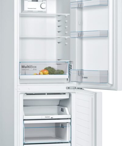 Alternative view of Combiné réfrigérateur-congélateur Pose libre (Série 2) Blanc Bosch KGN36NWEA