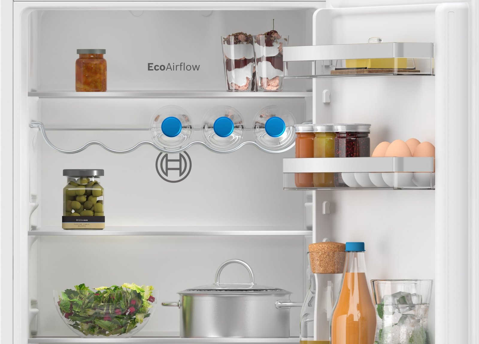 Kühl-und Gefrierschrank Kombi Einbaugerät (Serie 4) Bosch KIN86VFE0 – Bild 3