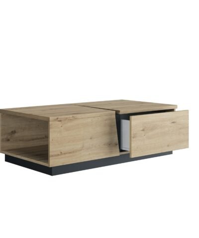 Couchtisch 1 schublade CRACK Eiche artisan Beige – Bild 3