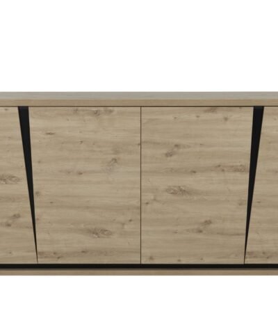 Sideboard 4-türig CRACK Eiche artisan Beige