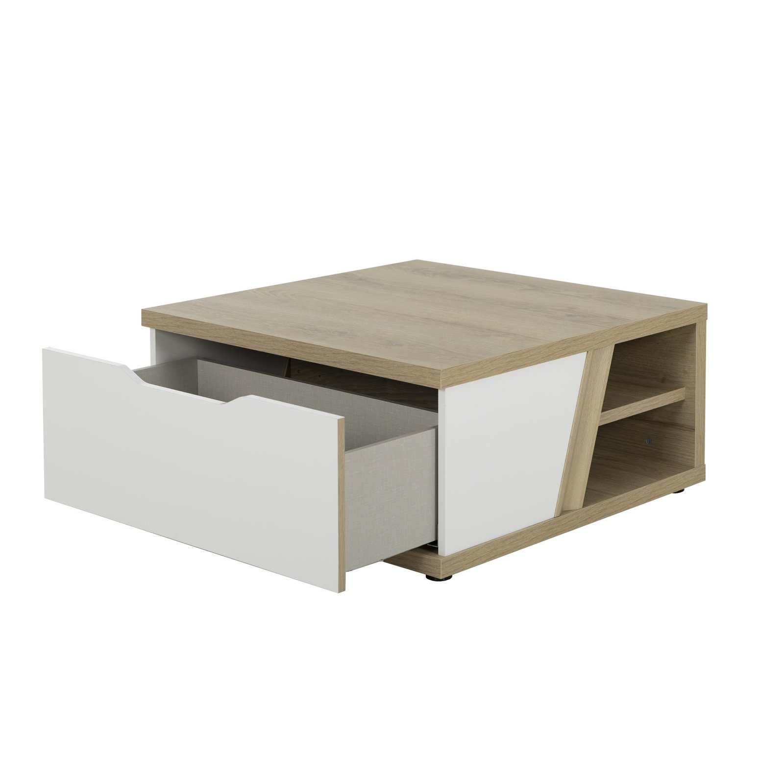 Couchtisch 1 schublade EPURA Eiche silva – Bild 3