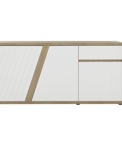 Sideboard mit 3 türen, 1 schublade EPURA Eiche silva