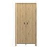 Armoire 2 portes LUGANO Chêne artisan  104x60