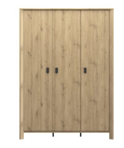 Armoire 3 portes LUGANO Chêne artisan 149x60