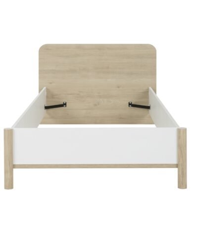 Lit simple MATIS Châtaignier naturel  135x208