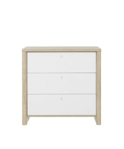 Commode 3 tiroirs MATIS Châtaignier naturel  84x45