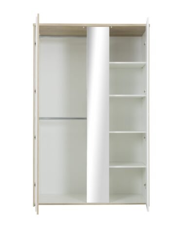 Alternative view of Kleiderschrank mit 2 türen MATIS Kastanie natürliche 130x60