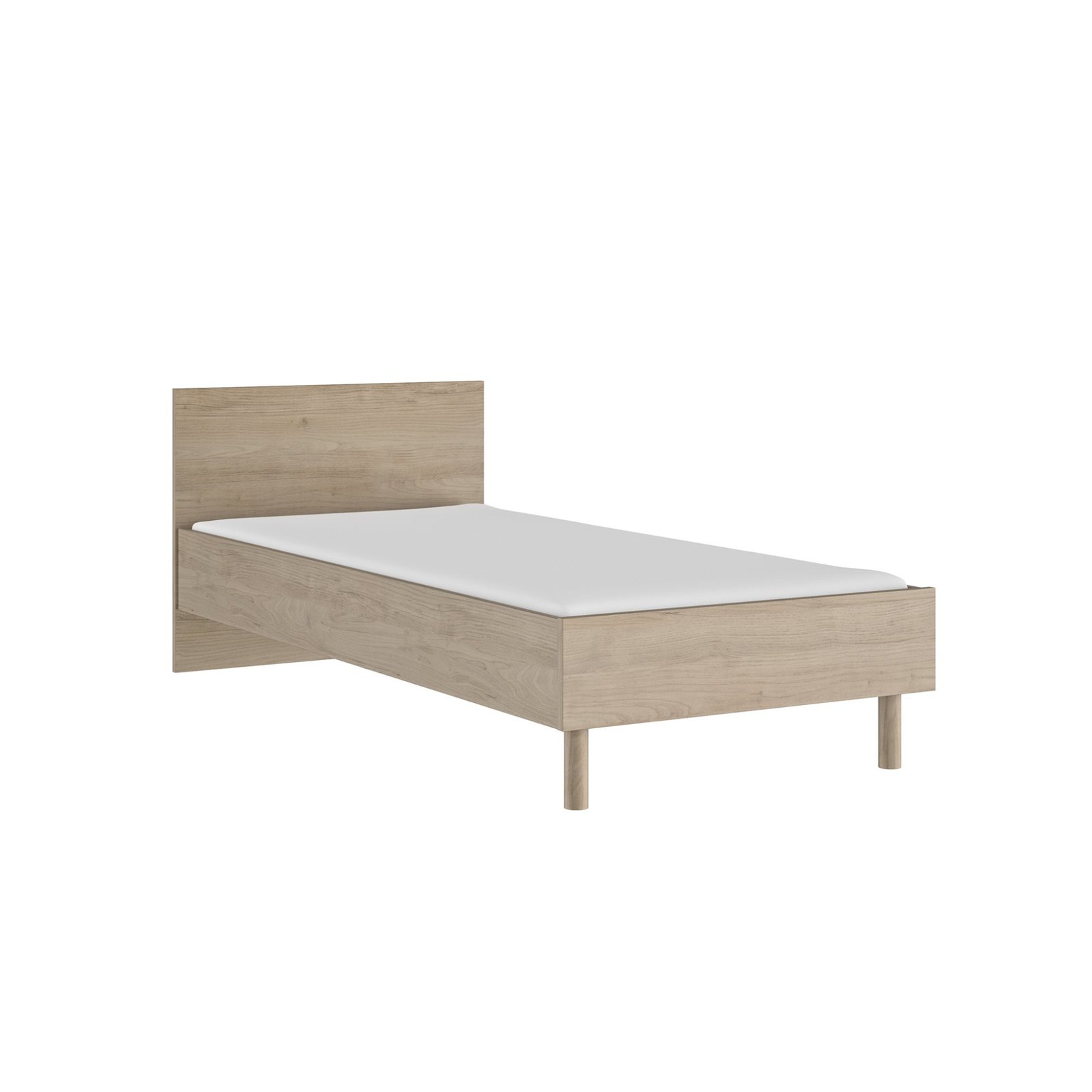 Bett RITMO Kastanie natürliche 96x205 – Bild 2