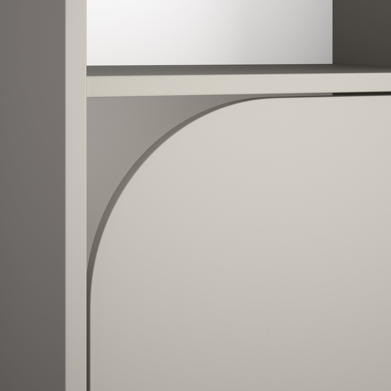 Bibliothek, 2 türen RITMO Rohseide 45x40 – Bild 5