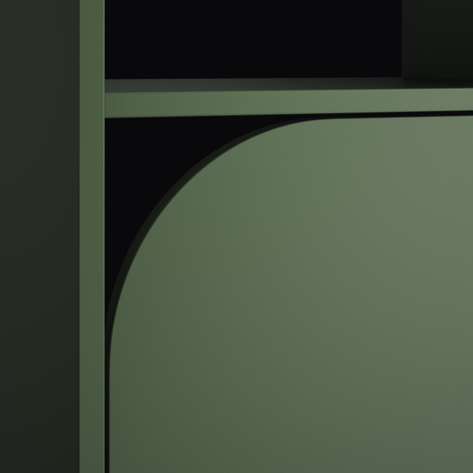 Bibliothek, 2 türen RITMO Grün 45x40 – Bild 5