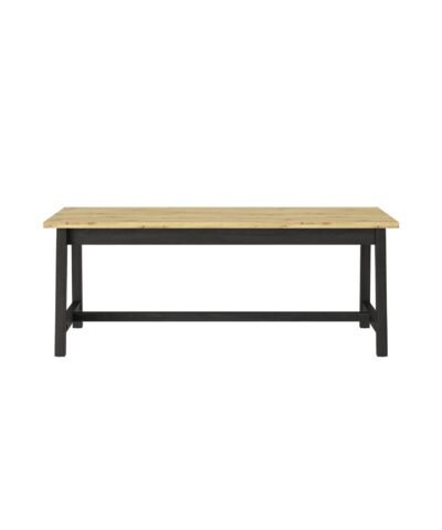Table rectangle 1 allonge SEQUOIA Chêne artisan Beige