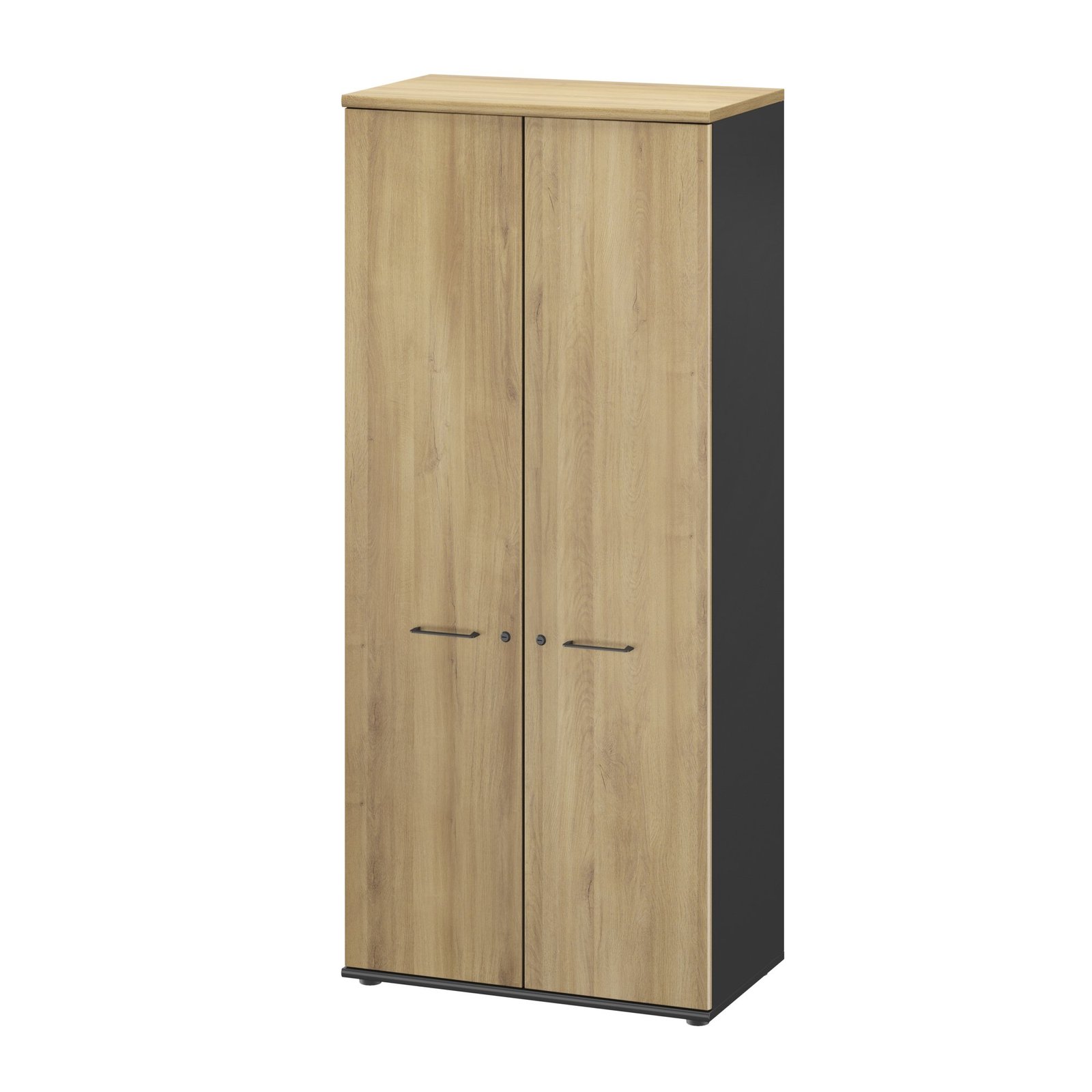Armoire 2 portes L.80 (JAZZ +) 48x80 Chêne du bocage GAUTIER OFFICE