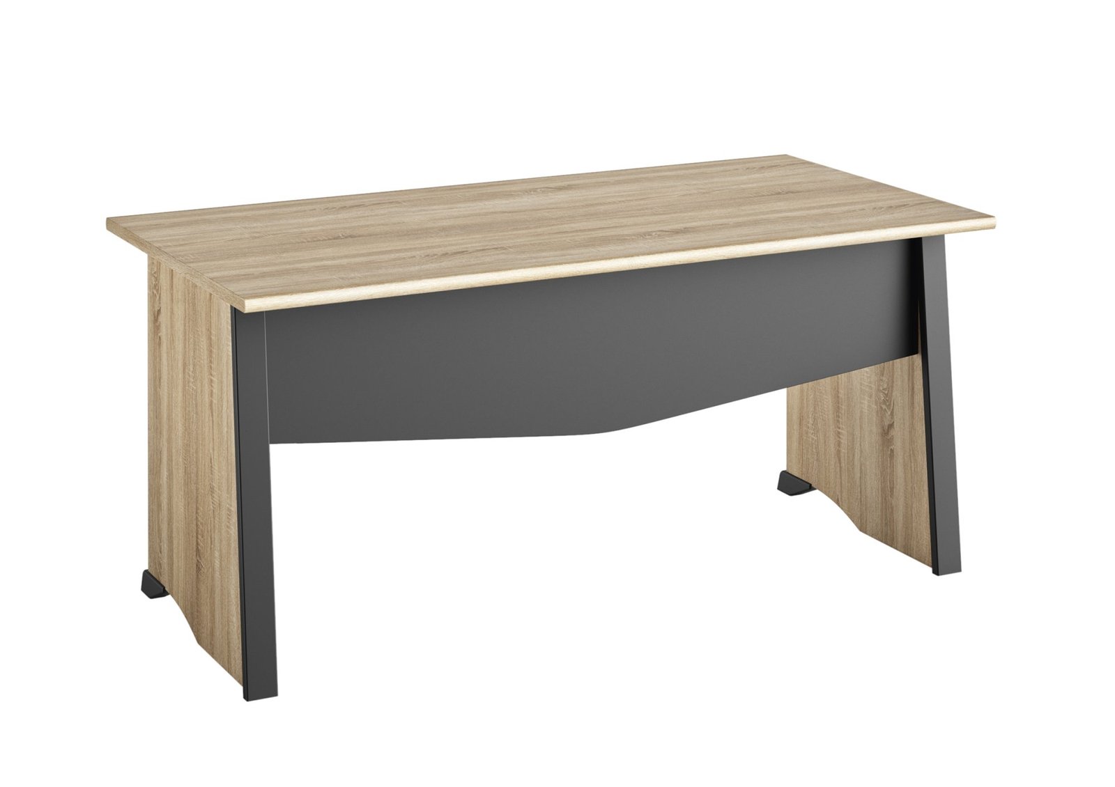 Table de Bureau Pieds panneaux (MAMBO) 120x74 Chêne sonoma GAUTIER OFFICE
