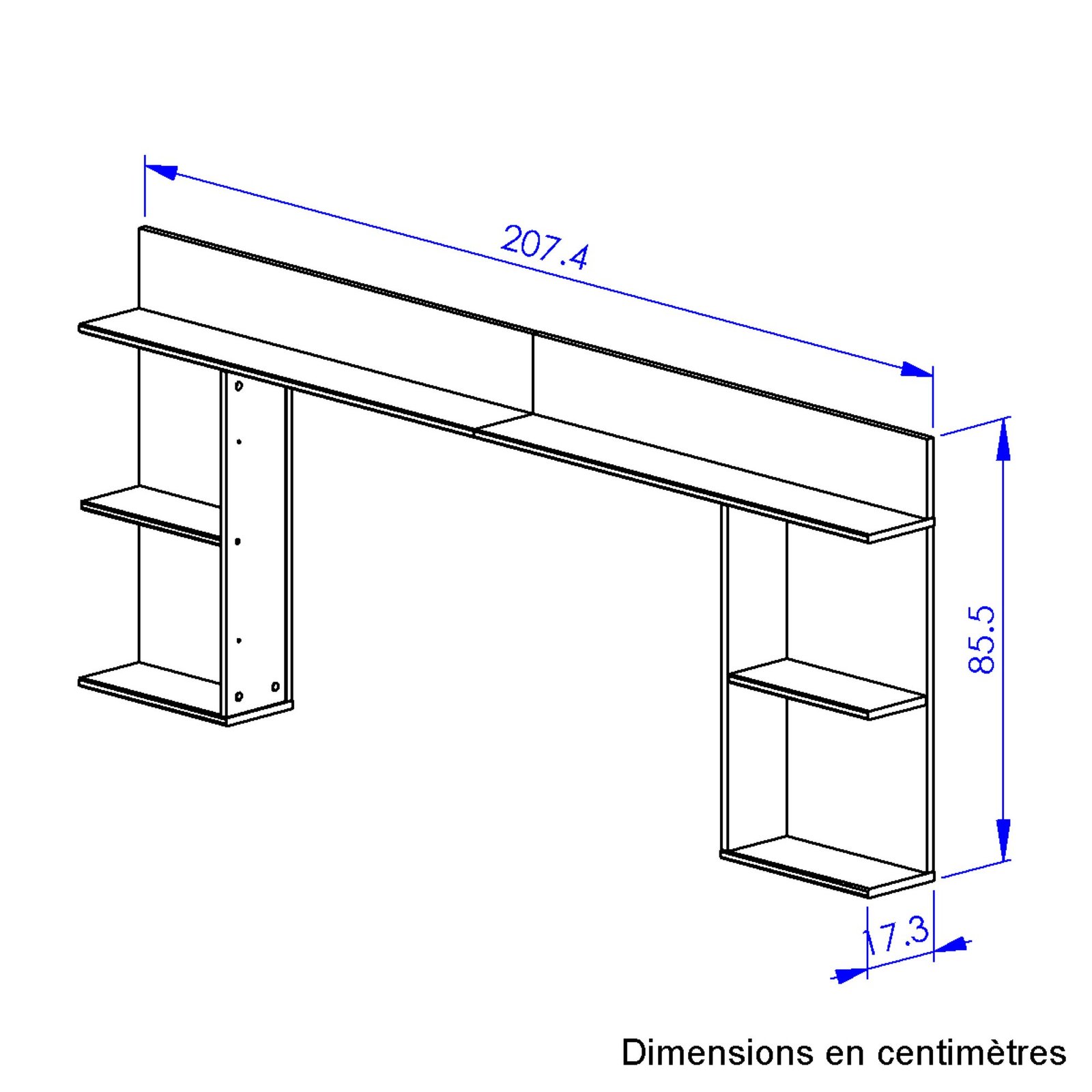 Los 2 köpfe cosy MATIS Kastanie natürliche 104x18 – Bild 2