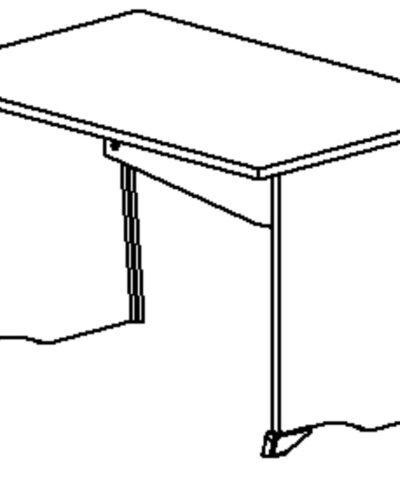 Alternative view of Schreibtisch-Fuß-platten (MAMBO) 80x74 Eiche sonoma GAUTIER OFFICE