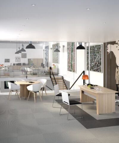 Alternative view of Table ronde (JAZZ +) 120x120 Hêtre GAUTIER OFFICE