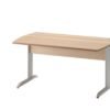 Table bureau pieds métal (JAZZ +) 80x120 Hêtre GAUTIER OFFICE