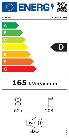 Kühl - und gefrierkombination Einbau - Siemens - mit 2 türen KI87SADD1H – Bild 8