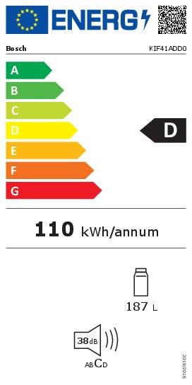 Réfrigérateur Encastrable (Série 8) Bosch KIF41ADD0 – Image 5