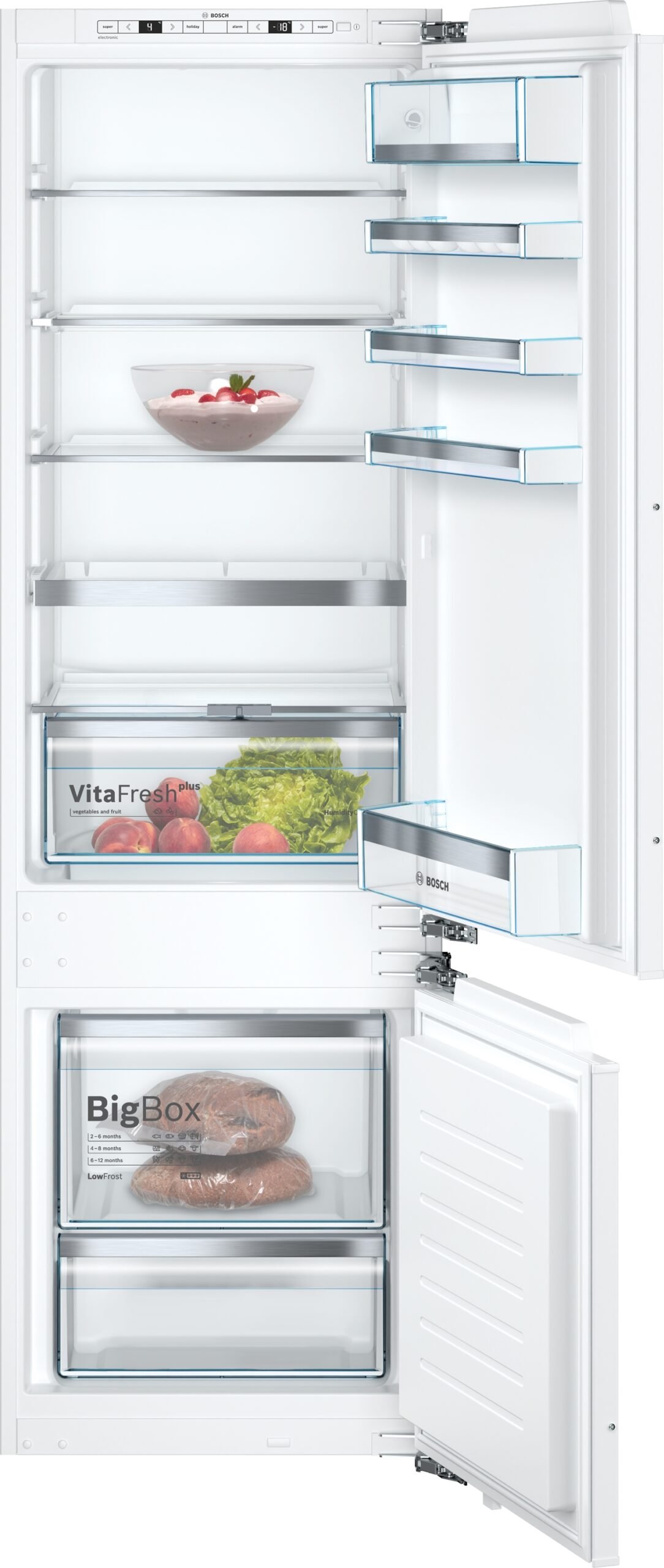 Kühl-und Gefrierschrank Kombi Einbaugerät (Serie 6) Bosch KIS87ADE0H