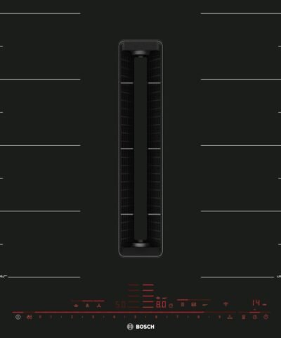 Table de cuisson induction avec hotte aspirante intégrée, 80 cm, à fleur de plan, PXX801D67E