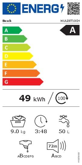 Lave-linge Pose libre (Série 6) Bosch WUU28T10CH – Image 8