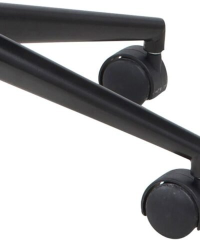 AC Design Chaise de bureau Winslow, avec dossier rembourré et accoudoirs, noir 3