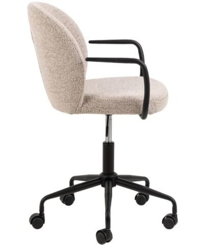 AC Design Bürostuhl Patricia, mit Polsterrücken und Armlehnen, Beige 2