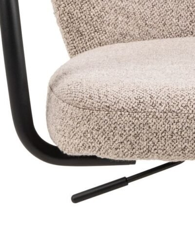 AC Design Bürostuhl Patricia, mit Polsterrücken und Armlehnen, Beige 3