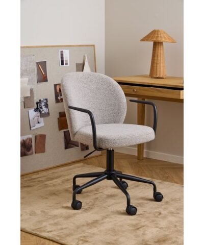 AC Design Bürostuhl Patricia, mit Polsterrücken und Armlehnen, Beige 6