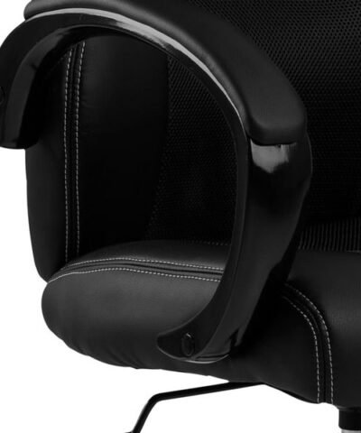 AC Design Bürostuhl Race, mit Polsterrücken und Armlehnen, Schwarz 4